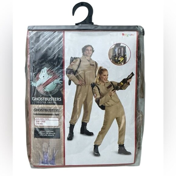 Ghostbusters Costume Inflatable Proton Backpack and Wand Adult Unisex S/M 38-40 - Picture 4 of 16